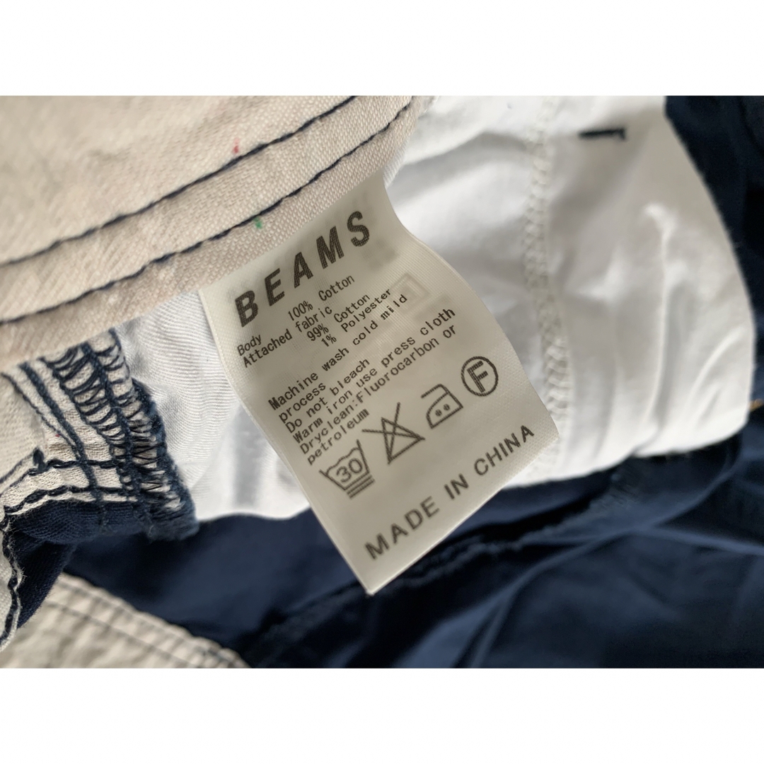 BEAMS(ビームス)のBEAMS 長ズボン 薄手 春夏用 紺色 メンズのパンツ(チノパン)の商品写真