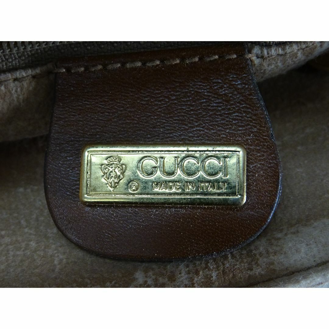Gucci(グッチ)のK藤004/ GUCCI キャンバ レザー ショルダーバッグ  レディースのバッグ(ショルダーバッグ)の商品写真