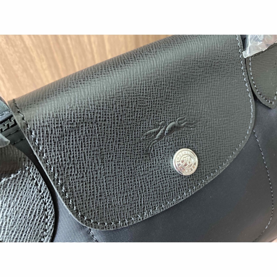 LONGCHAMP(ロンシャン)の新品　ロンシャン ルプリアージュ　ネオ　トップハンドルバッグ M ブラック レディースのバッグ(トートバッグ)の商品写真