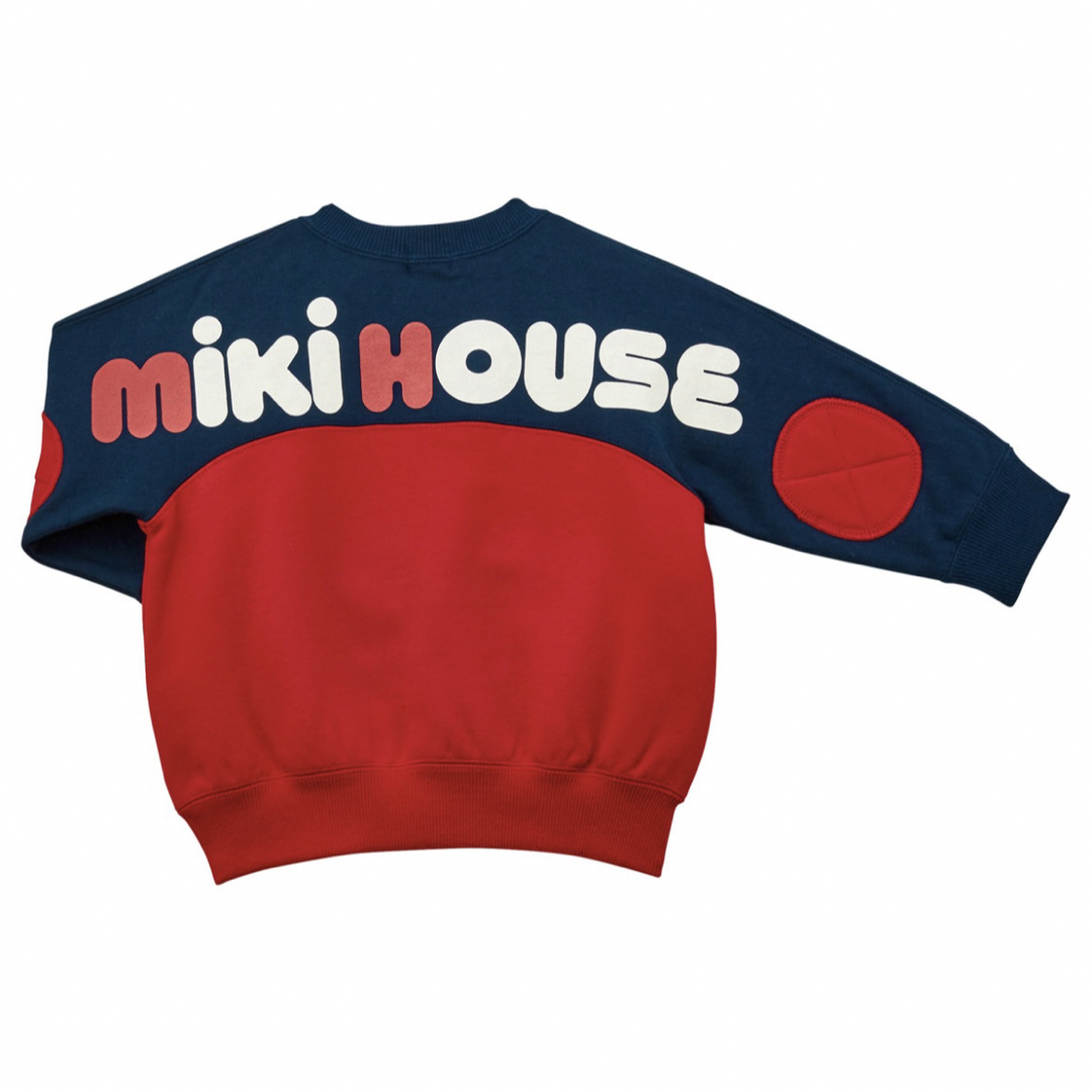 【新品未使用】ミキハウス　バックロゴ☆トレーナー（大人用） MIKIHOUSE