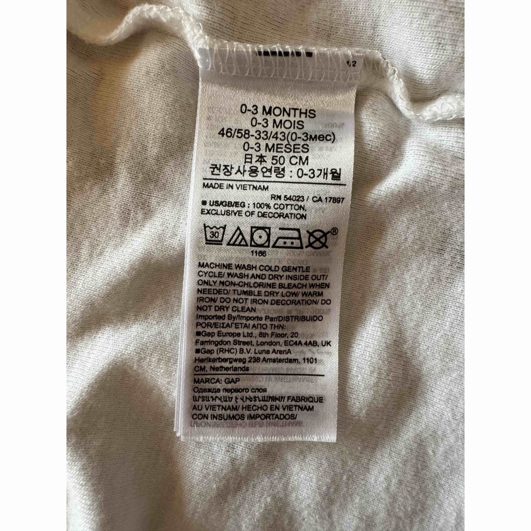 GAP(ギャップ)のGAP ボディシャツ 0-3M キッズ/ベビー/マタニティのベビー服(~85cm)(ロンパース)の商品写真