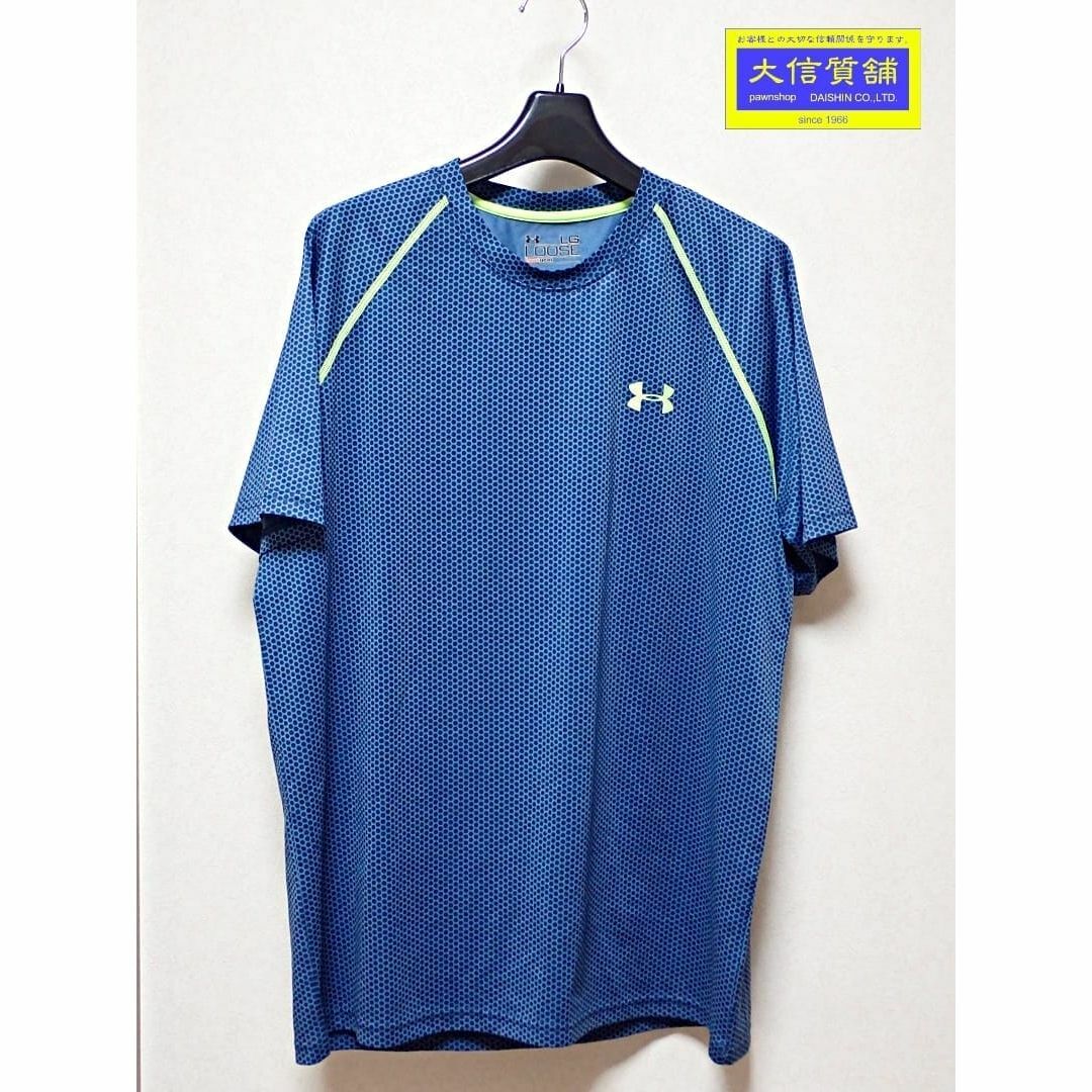 UNDER ARMOUR(アンダーアーマー)のUNDER ARMOUR アンダーアーマー 半袖機能Tシャツ メンズL（LG）LOOSE ドット柄 MTR2998 中古B 【送料無料】 A-8344【質屋出品】 メンズのトップス(Tシャツ/カットソー(半袖/袖なし))の商品写真