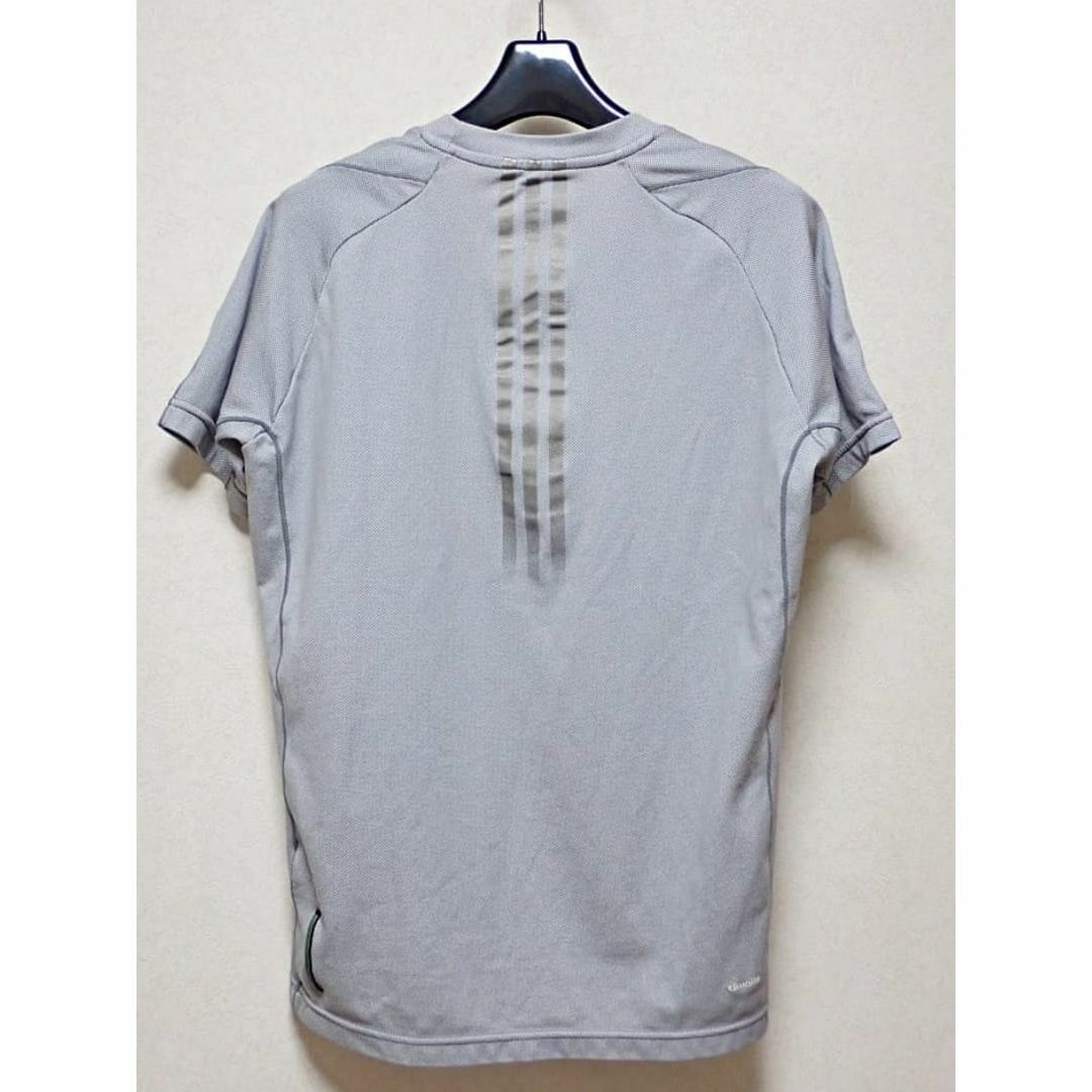 adidas(アディダス)のADIDAS CLIMALITE アディダス Tシャツ 半袖 F43994 メンズM ブルーグレー 中古B 【送料無料】 A-8347【質屋出品】 メンズのトップス(Tシャツ/カットソー(半袖/袖なし))の商品写真