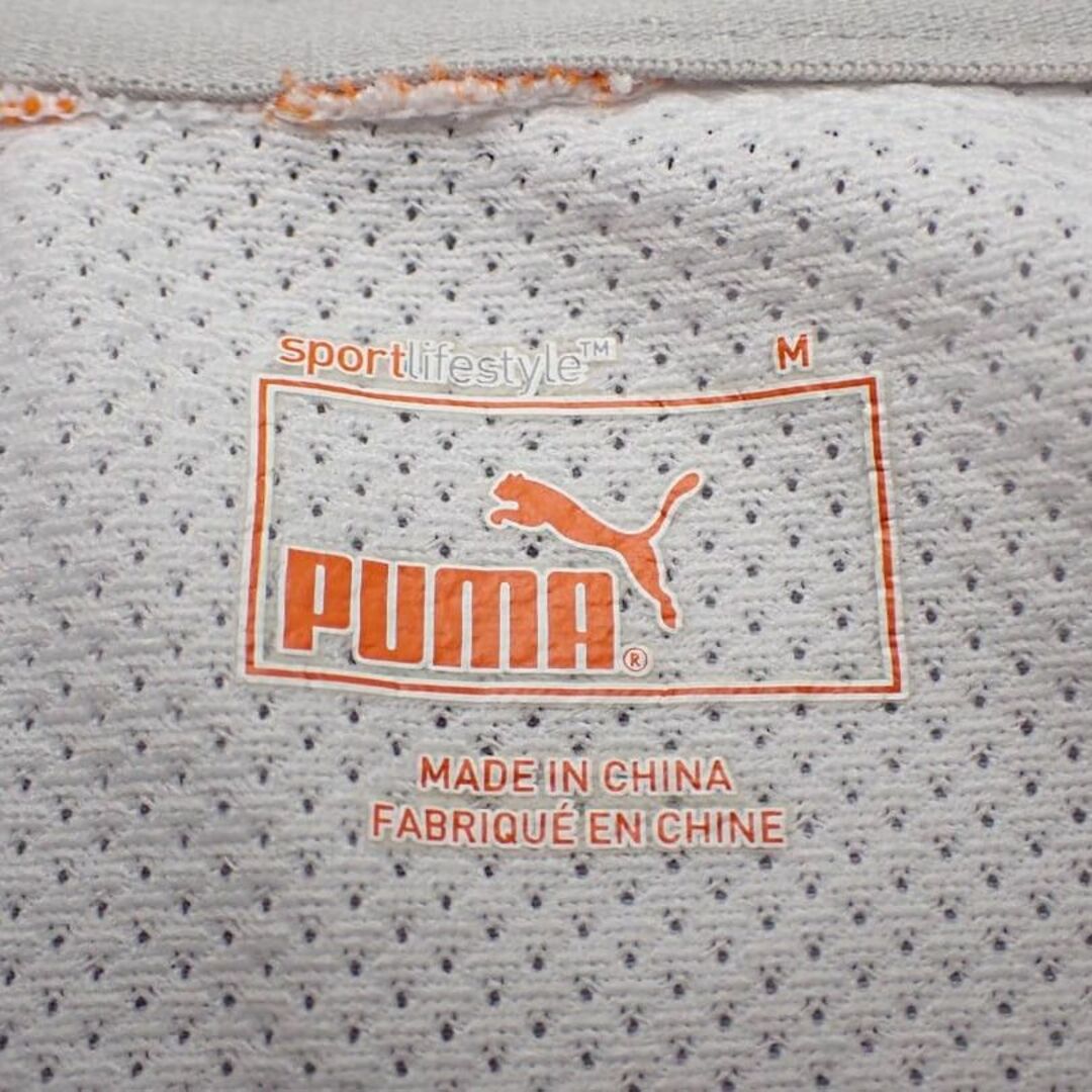 PUMA(プーマ)のPUMA SPORTS LIFESTYLE プーマ Tシャツ 半袖 506832 メンズM ホワイトｘオレンジ 中古B 【送料無料】 A-8346【質屋出品】 メンズのトップス(Tシャツ/カットソー(半袖/袖なし))の商品写真