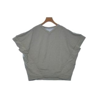 アツロウタヤマ(ATSURO TAYAMA)のATSURO TAYAMA Tシャツ・カットソー 36(S位) グレー 【古着】【中古】(カットソー(半袖/袖なし))