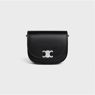 セリーヌ(celine)の新品 定価以下 CELINE セリーヌ ミディアム ブザス トリオンフ シルバー(ショルダーバッグ)