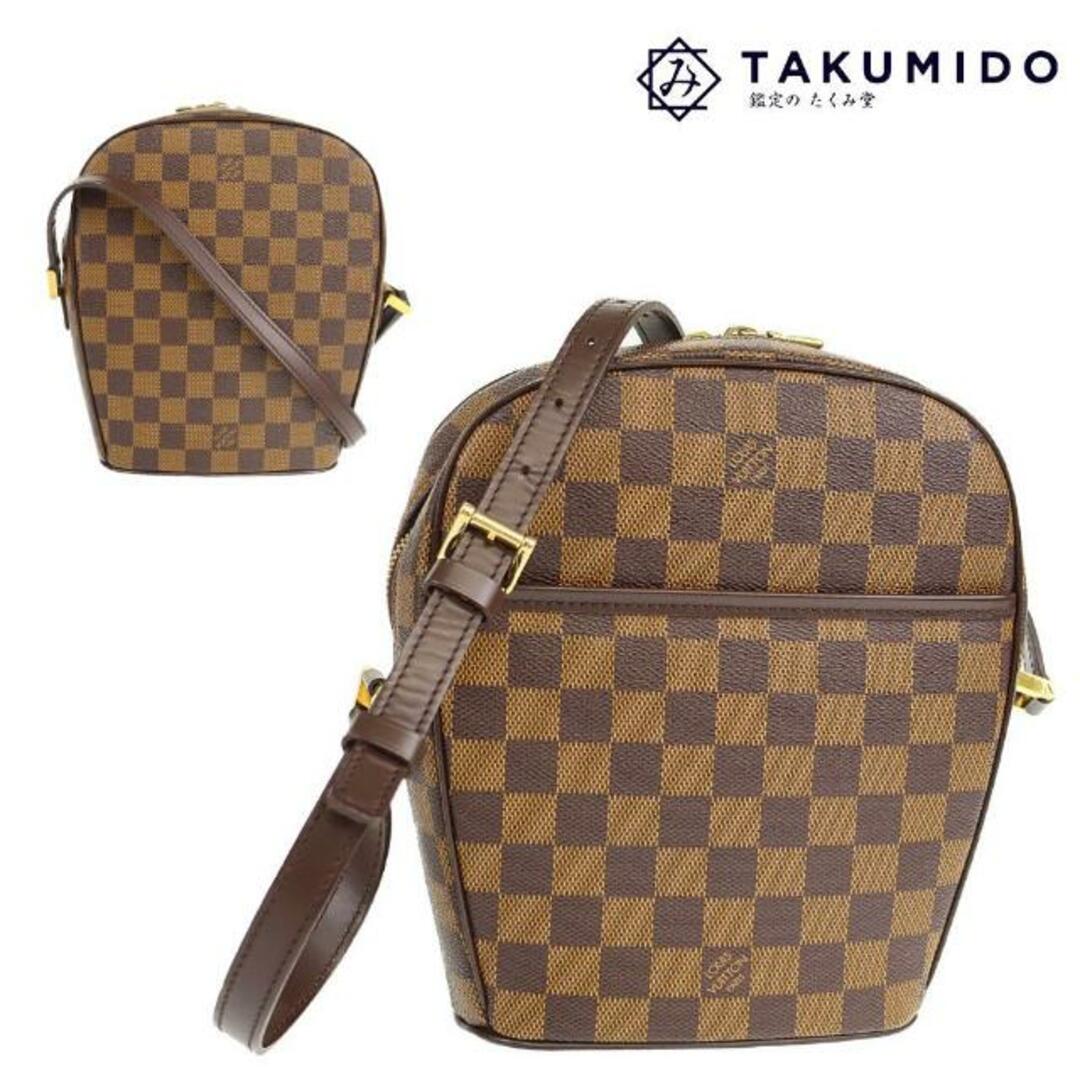 ルイヴィトン ショルダーバッグ イパネマ PM 中古 N51294 ダミエ エベヌ レザー LOUIS VUITTON 【中古】 | 肩掛け 斜め掛け  カバン シンプル かばん 鞄 レディース バック ファッション 茶 ABランク | フリマアプリ ラクマ