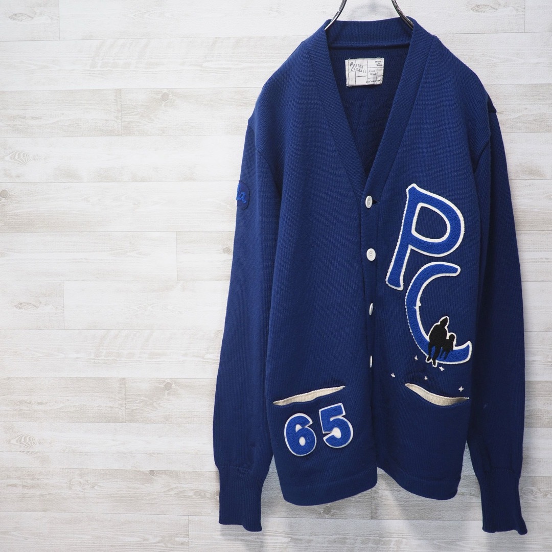 PORTER CLASSIC 12AW Lettered Cardigan-Mメンズ
