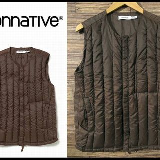 ノンネイティブ(nonnative)の専用　ノンネイティブ NN-V2603 ナイロン タフタ ダウン ベスト 茶 1(ダウンベスト)