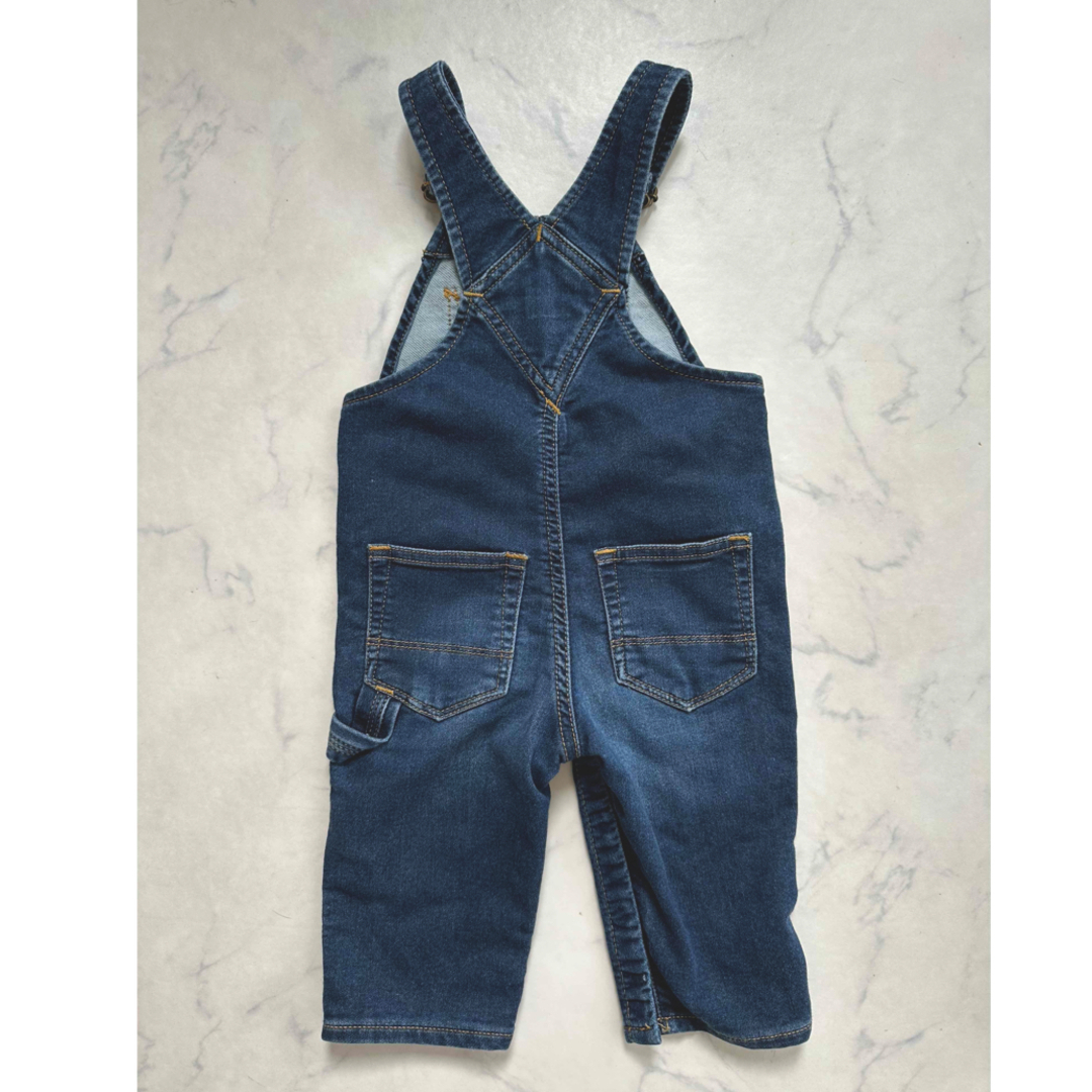 babyGAP(ベビーギャップ)のbabygap デニムサロペット　オーバーオール　70 キッズ/ベビー/マタニティのベビー服(~85cm)(カバーオール)の商品写真