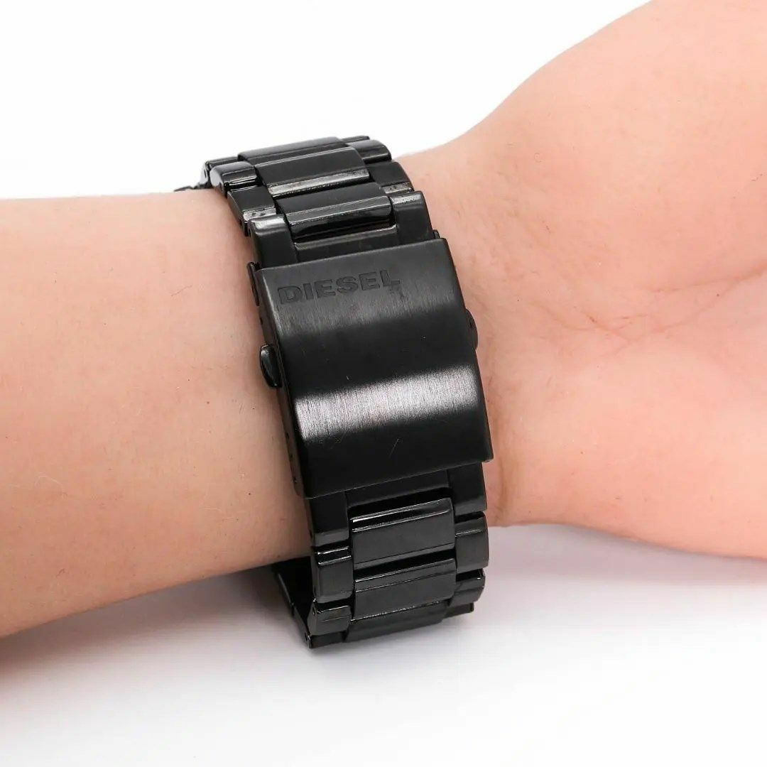 DIESEL(ディーゼル)の《一点物》DIESEL 腕時計 ブラック メンズ ビッグフェイス クォーツ n メンズの時計(腕時計(アナログ))の商品写真