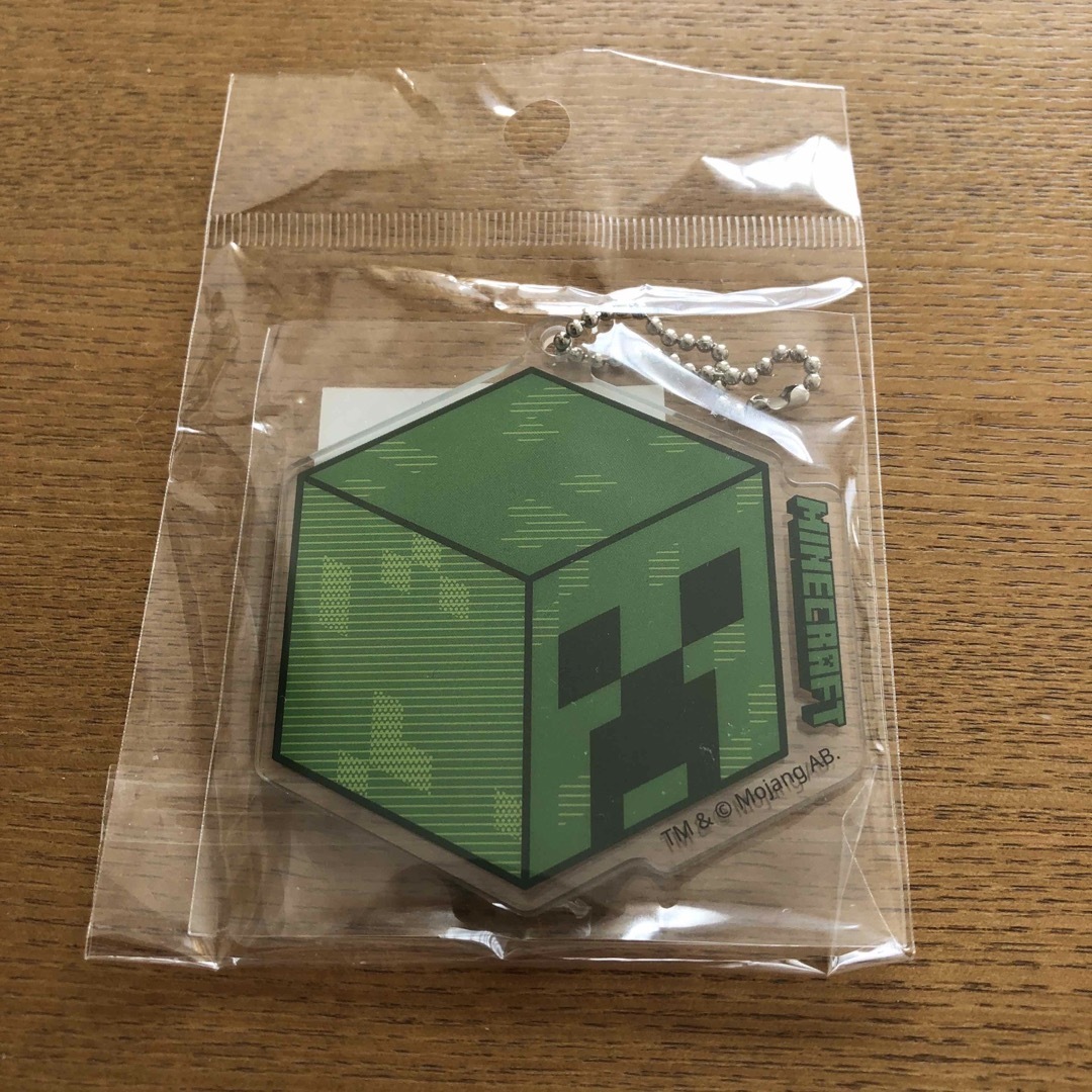 Minecraft(マインクラフト)のマインクラフト　アクリルキーホルダー　クリーパー　Minecraft  エンタメ/ホビーのアニメグッズ(キーホルダー)の商品写真