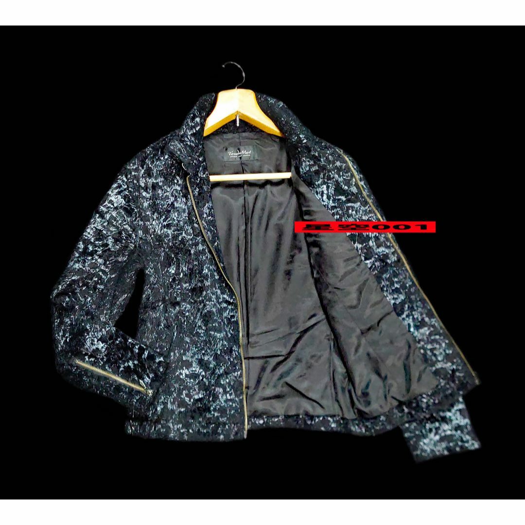 TORNADO MART(トルネードマート)のTORNADOMART 黒 アニマル ライダースジャケット トルネードマート L メンズのジャケット/アウター(ライダースジャケット)の商品写真