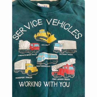 シューラルー(SHOO・LA・RUE)の90 はたらく車　長袖トレーナー(Tシャツ/カットソー)