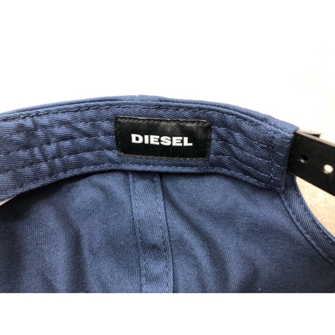 DIESEL(ディーゼル)のDIESEL (ディーゼル) ボックスロゴ キャップ ONE SIZE ネイビー 【C0767-007】 メンズの帽子(キャップ)の商品写真