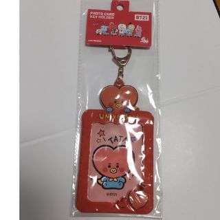 ビーティーイシビル(BT21)のBT21フォトカードキーホルダー　TATA(アイドルグッズ)