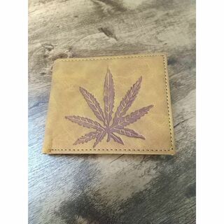 折財布　財布　マリファナ　大麻　ガンジャ　大麻草デザイン　ウオーレット(折り財布)