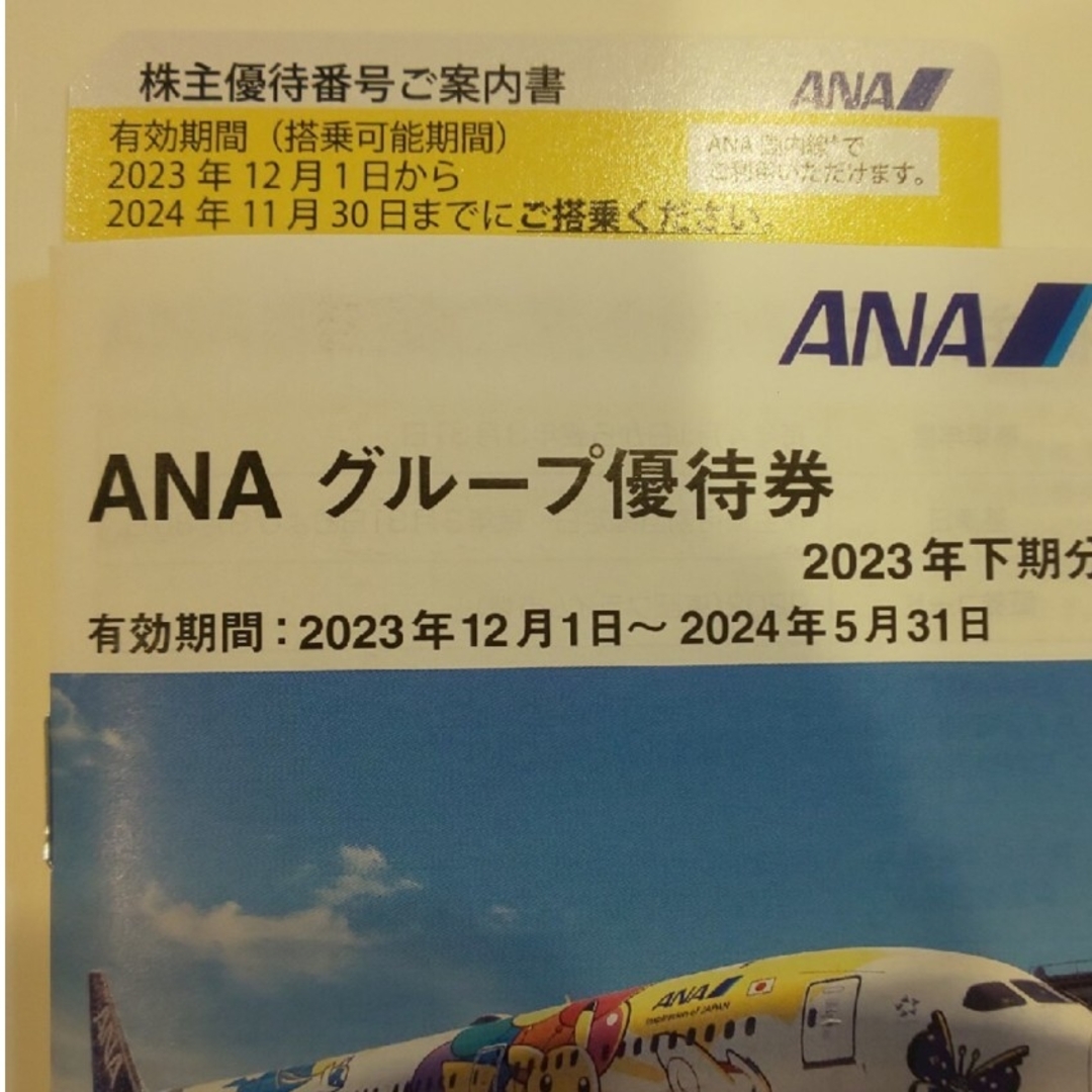 ANA(全日本空輸)(エーエヌエー(ゼンニッポンクウユ))のANA 株主優待券1枚 チケットの乗車券/交通券(航空券)の商品写真