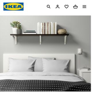 イケア(IKEA)のIKEA　ウォールシェルフ　ベリスフルト　棚板　2セット(棚/ラック/タンス)