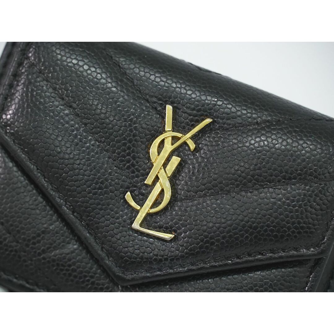 SAINT LAURENT - 本物 サンローラン SAINT LAURENT YSL ロゴ 折 SAINT LAURENT - 本物 サンローラン SAINT LAURENT YSL ロゴ 折