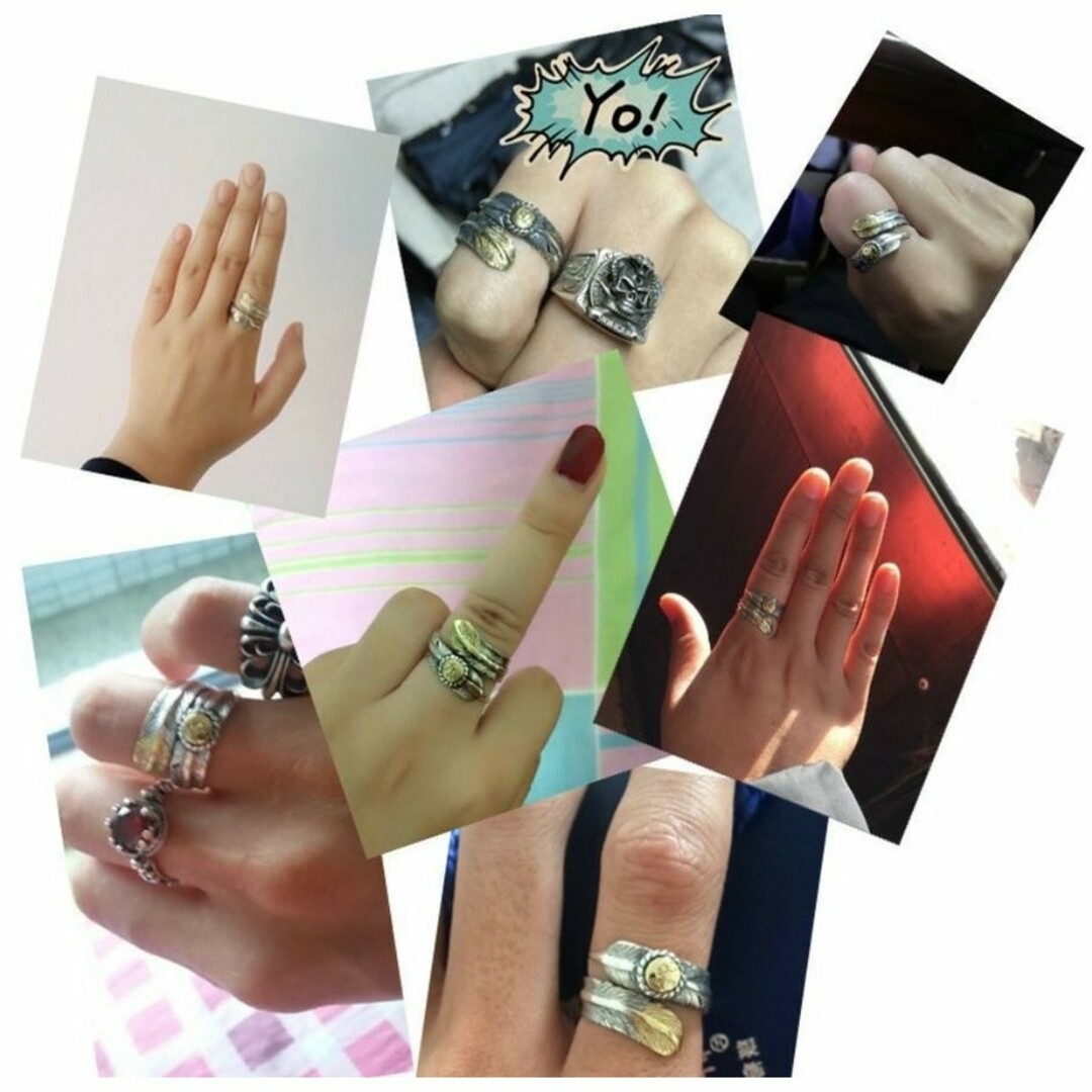 フェザーリング ココペリ 精霊  メンズのアクセサリー(リング(指輪))の商品写真