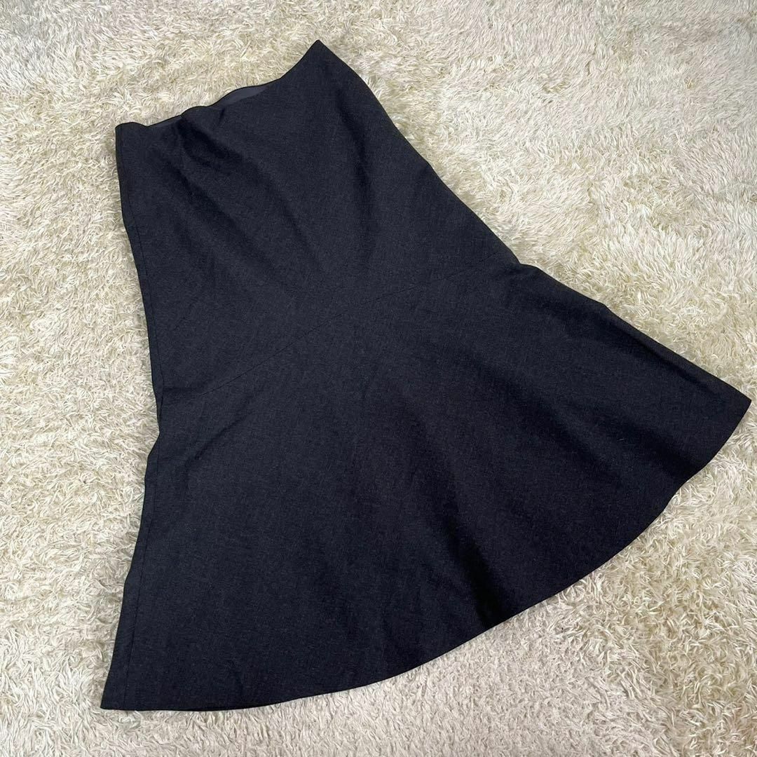 Ralph Lauren(ラルフローレン)のRALPH LAUREN (S) マーメイド スカート サイドファスナー 裏地付 レディースのスカート(ひざ丈スカート)の商品写真