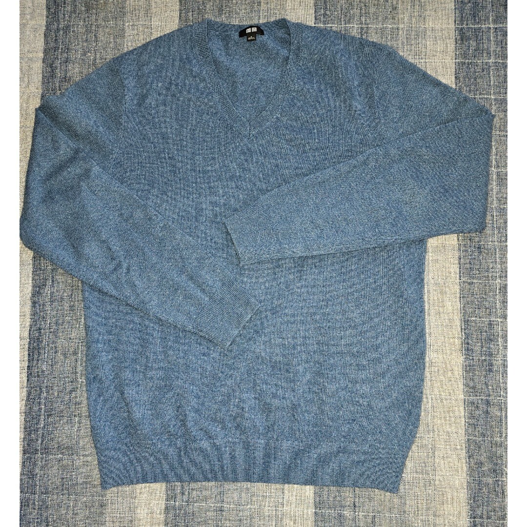 UNIQLO(ユニクロ)のユニクロ　カシミヤセーター　Vネック メンズのトップス(ニット/セーター)の商品写真