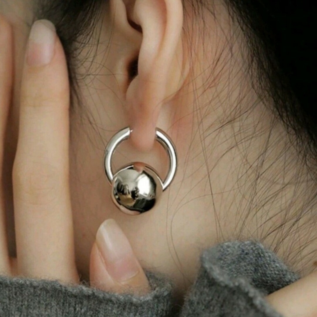 TODAYFUL(トゥデイフル)のNo.A84 2way サークル フープピアス ワンタッチピアス シンプル レディースのアクセサリー(ピアス)の商品写真