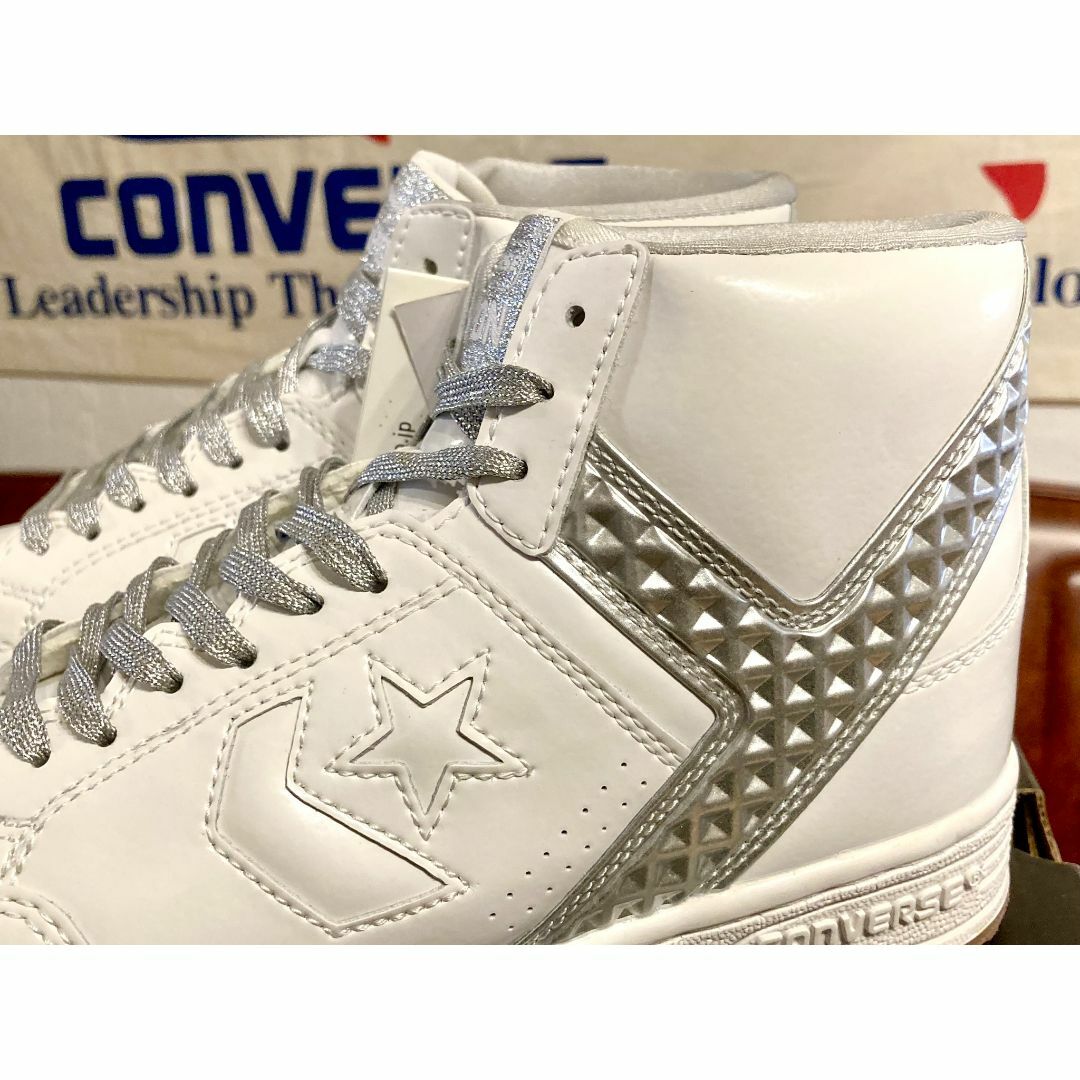 CONVERSE(コンバース)の★希少レア!コンバース ウエポン エナメル 江戸切子 白 デッド 2312★ レディースの靴/シューズ(スニーカー)の商品写真