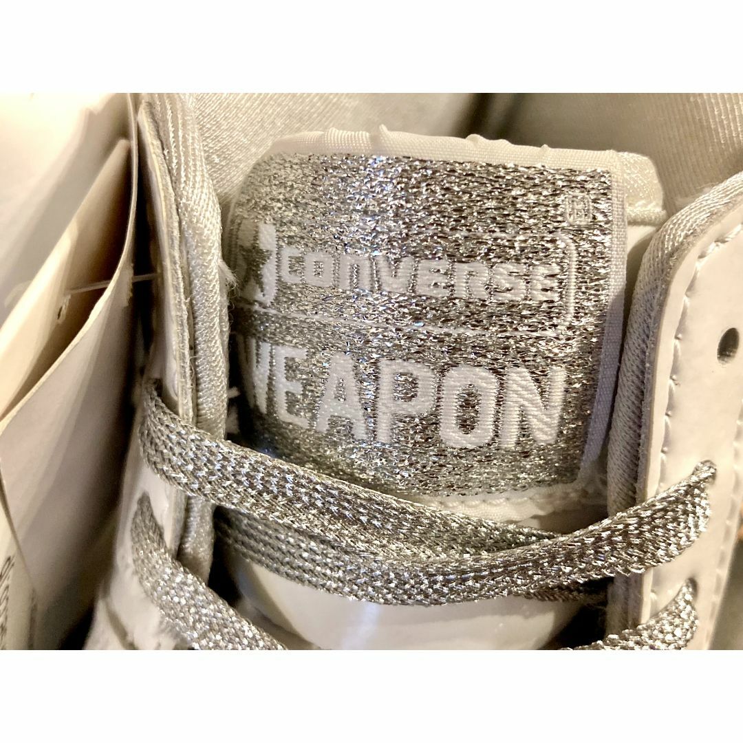 CONVERSE(コンバース)の★希少レア!コンバース ウエポン エナメル 江戸切子 白 デッド 2312★ レディースの靴/シューズ(スニーカー)の商品写真