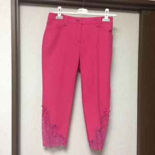 エマニュエルウンガロ(emanuel ungaro)のungaro fuchsia クロップドパンツ(クロップドパンツ)