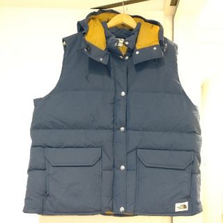 ノースフェイス(THE NORTH FACE) ダウンベスト(メンズ)（ブラウン/茶色