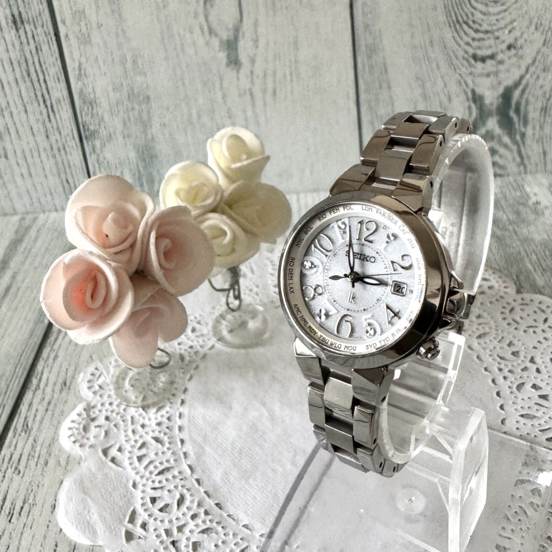 SEIKO - 【動作OK】SEIKO ルキア 腕時計 1B25-0AC0 SSQV001 電波 SEIKO - 【動作OK】SEIKO ルキア 腕時計 1B25-0AC0 SSQV001 電波