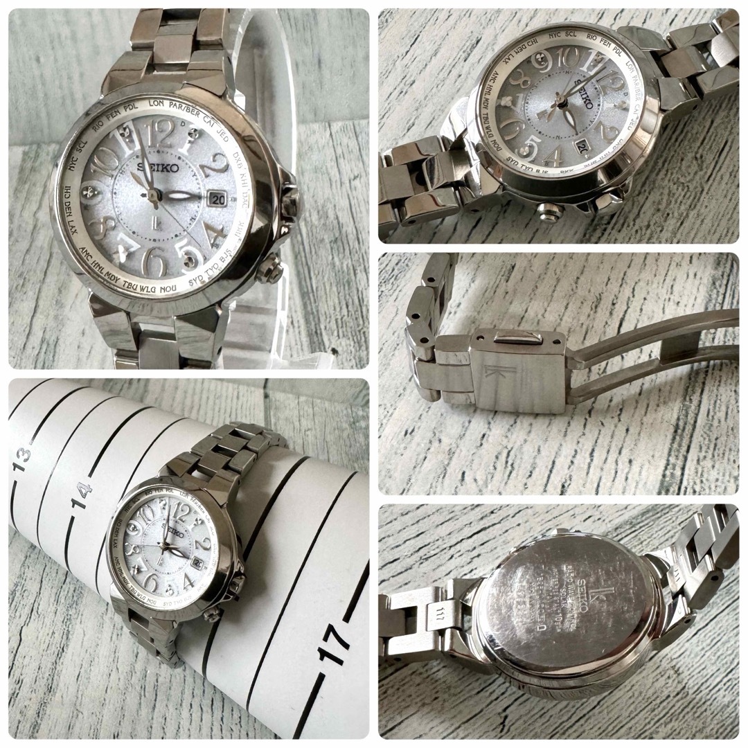 SEIKO - 【動作OK】SEIKO ルキア 腕時計 1B25-0AC0 SSQV001 電波 SEIKO - 【動作OK】SEIKO ルキア 腕時計 1B25-0AC0 SSQV001 電波