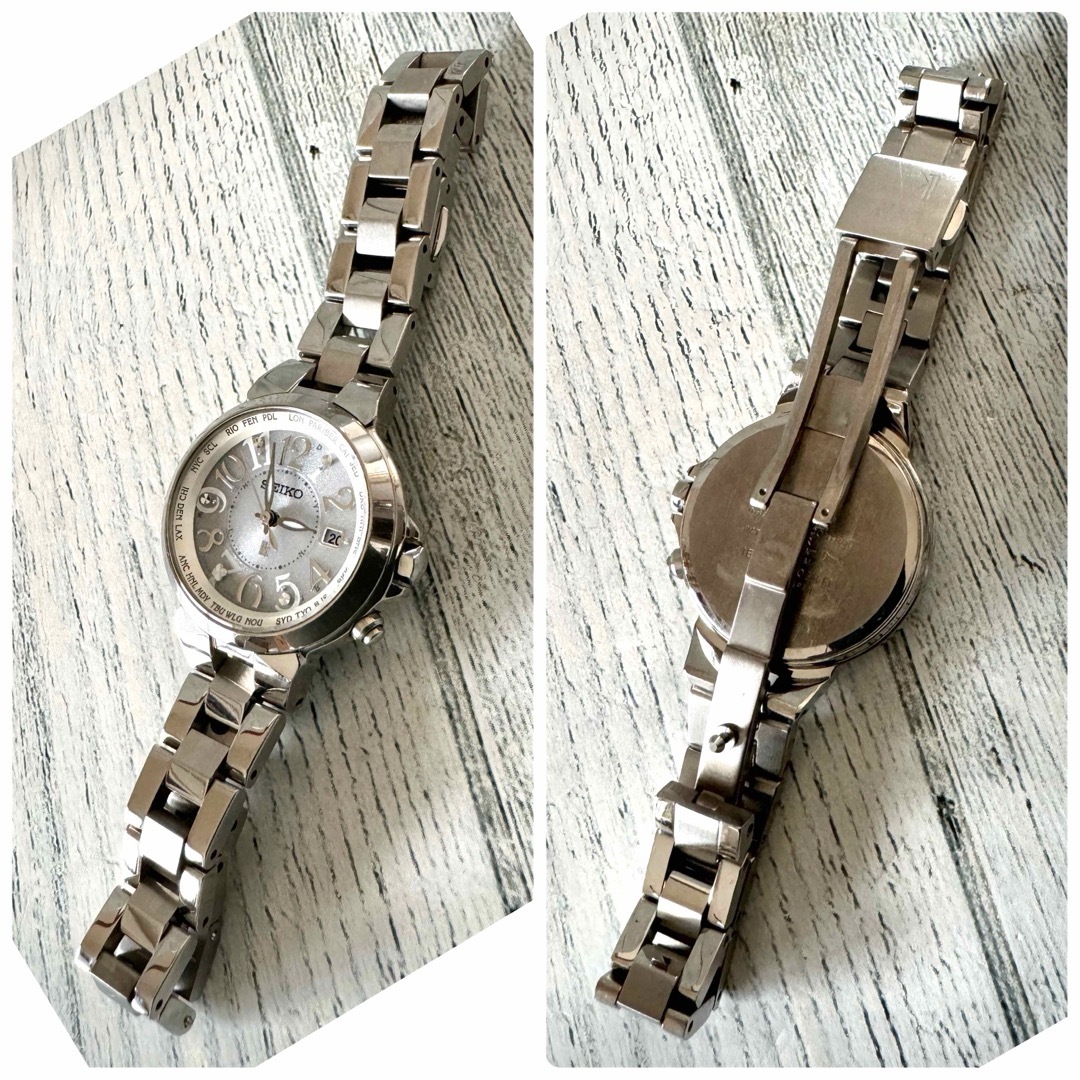 SEIKO - 【動作OK】SEIKO ルキア 腕時計 1B25-0AC0 SSQV001 電波 SEIKO - 【動作OK】SEIKO ルキア 腕時計 1B25-0AC0 SSQV001 電波