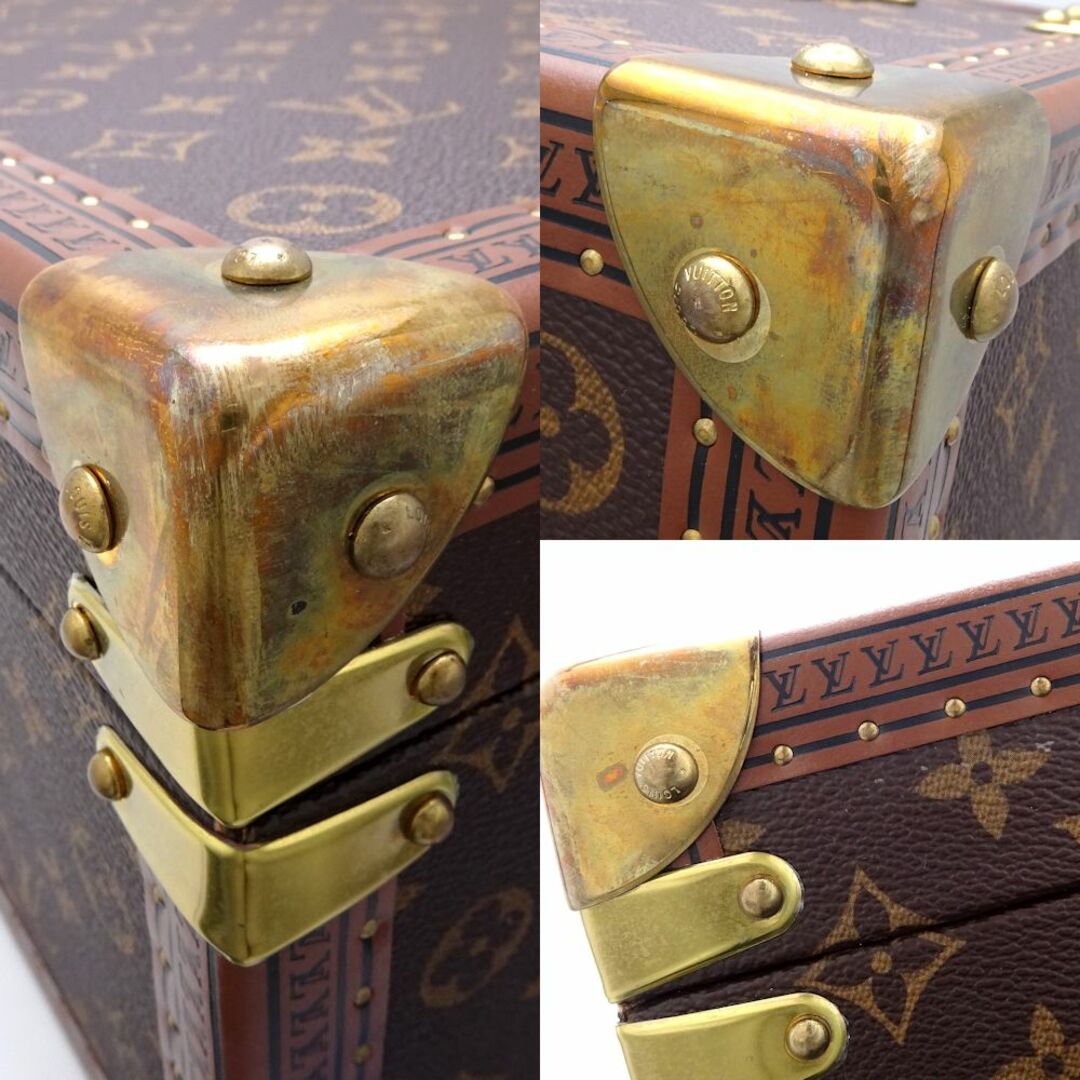 LOUIS VUITTON(ルイヴィトン)のLOUIS VUITTON ルイヴィトン モノグラム ビステン55 M21327 トランク ブラウン/350970【中古】 インテリア/住まい/日用品の日用品/生活雑貨/旅行(旅行用品)の商品写真