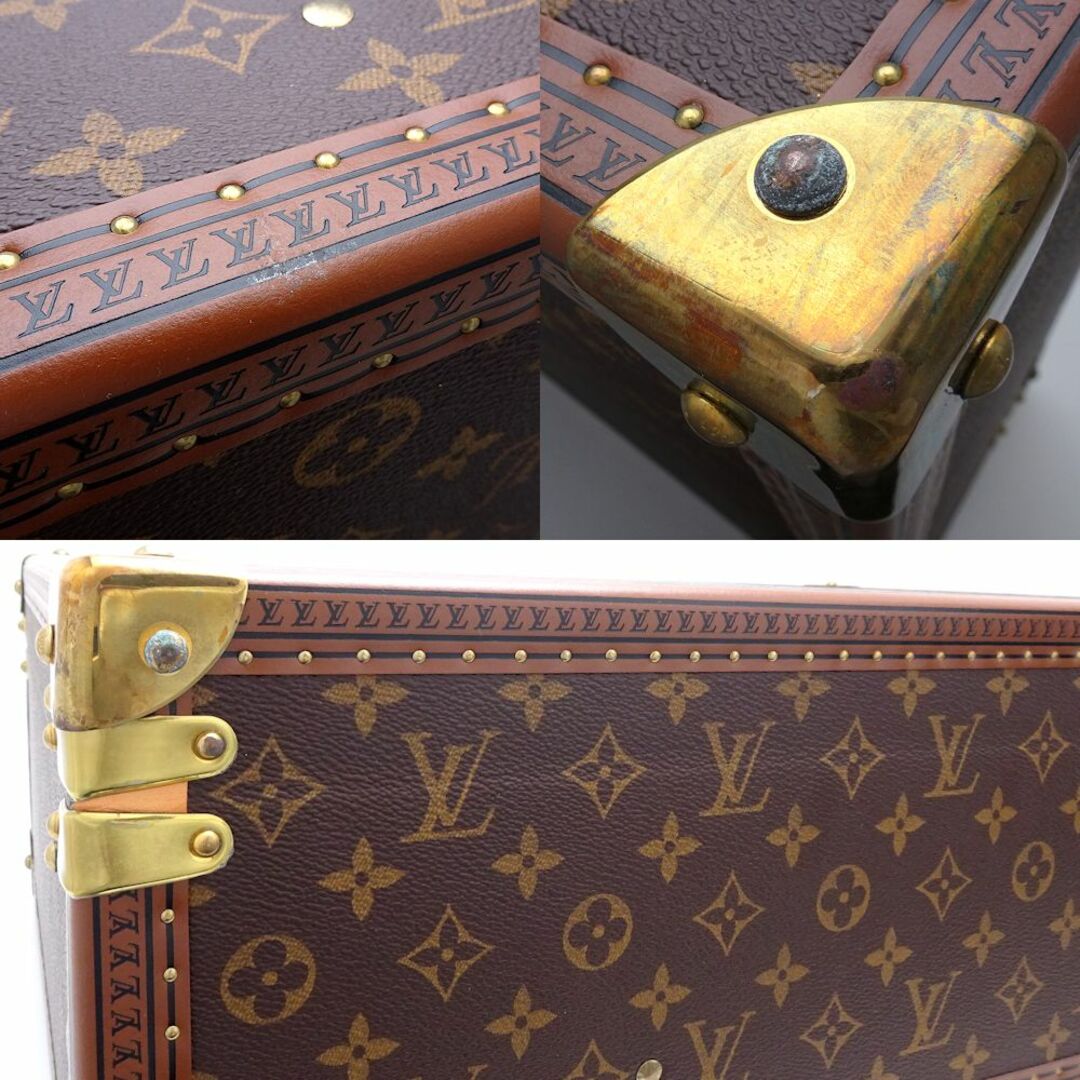 LOUIS VUITTON(ルイヴィトン)のLOUIS VUITTON ルイヴィトン モノグラム ビステン55 M21327 トランク ブラウン/350970【中古】 インテリア/住まい/日用品の日用品/生活雑貨/旅行(旅行用品)の商品写真