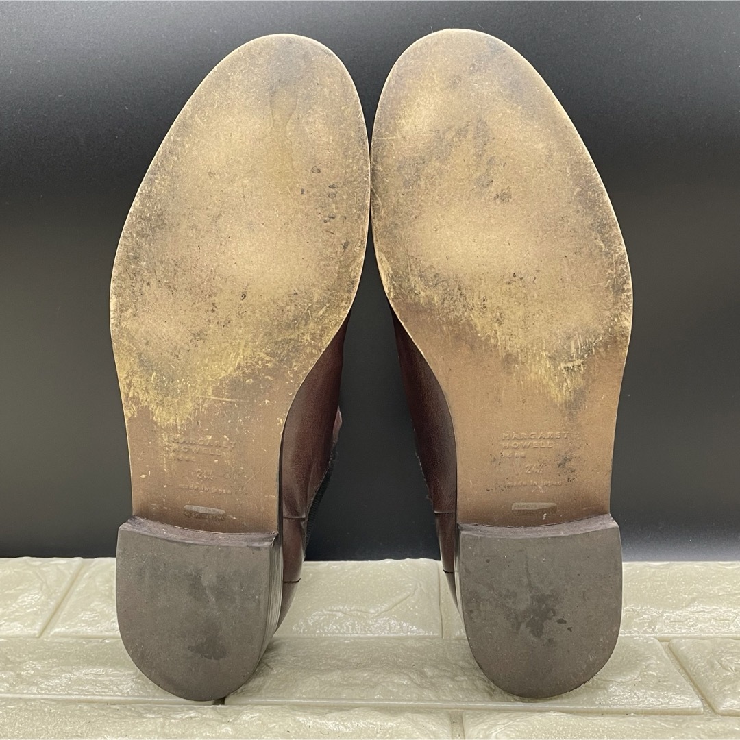 MARGARET HOWELL(マーガレットハウエル)のマーガレットハウエルアイデア　サイドゴアブーツ　チェルシー　ラウンドトゥ メンズの靴/シューズ(ブーツ)の商品写真