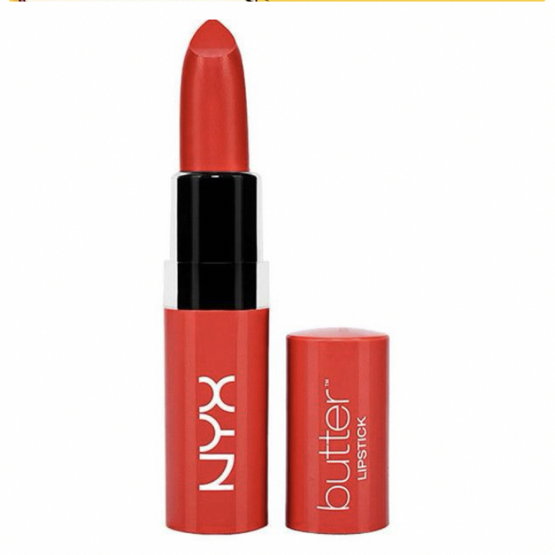 NYX(エヌワイエックス)の新品未使用❗️NYX口紅　ディープコーラル　赤リップ コスメ/美容のベースメイク/化粧品(口紅)の商品写真