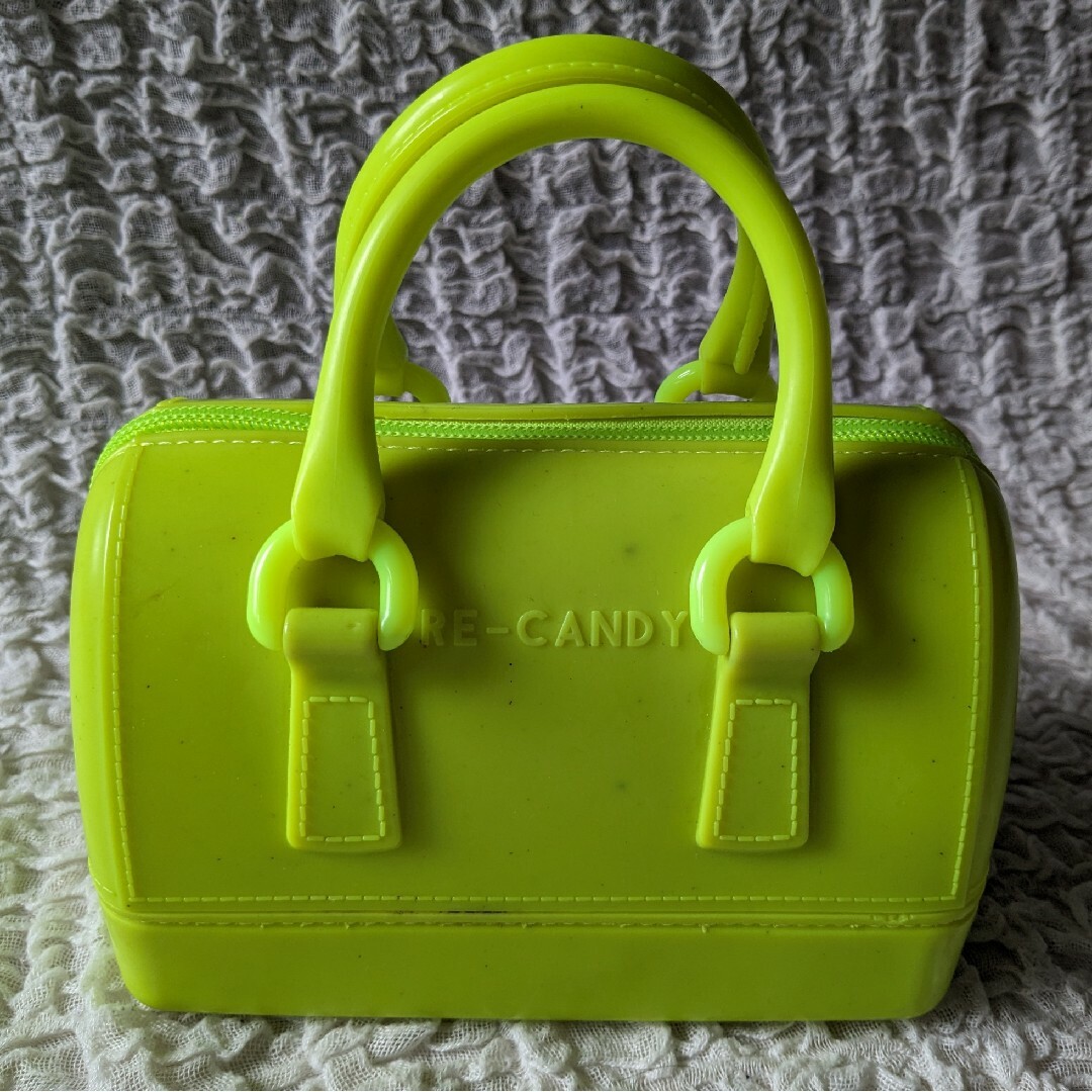 Furla(フルラ)のFURLA フルラ●RE CANDY キャンディ ハンドバッグ 蛍光イエロー レディースのバッグ(ハンドバッグ)の商品写真