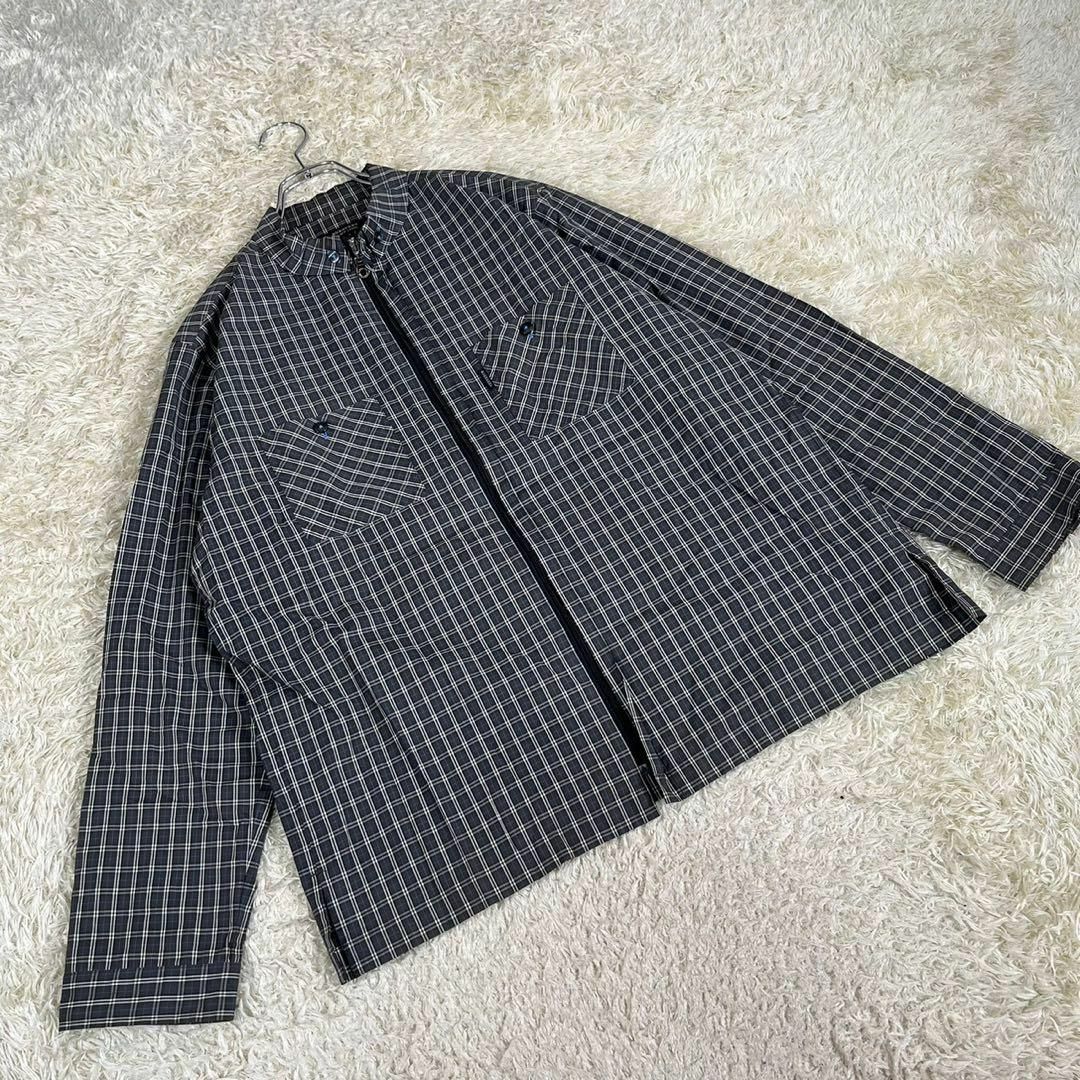 BURBERRY BLACK LABEL(バーバリーブラックレーベル)のBURBERRY BLACK LABEL (L) 総柄 チェック ジャケット メンズのジャケット/アウター(テーラードジャケット)の商品写真