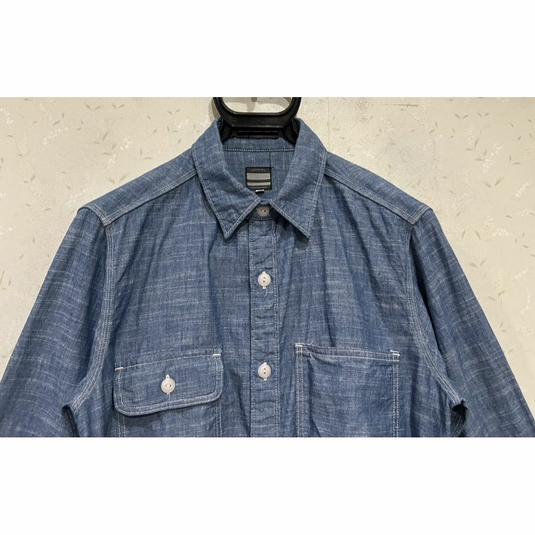 MOMOTARO JEANS(モモタロウジーンズ)の＊桃太郎ジーンズ シャンブレー ワークシャツ トップス 38 メンズのトップス(シャツ)の商品写真