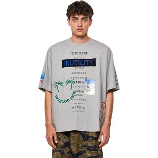 ディーゼル(DIESEL)のDIESEL Tシャツ XXL A029780CATM Relaxed グレー(Tシャツ/カットソー(半袖/袖なし))