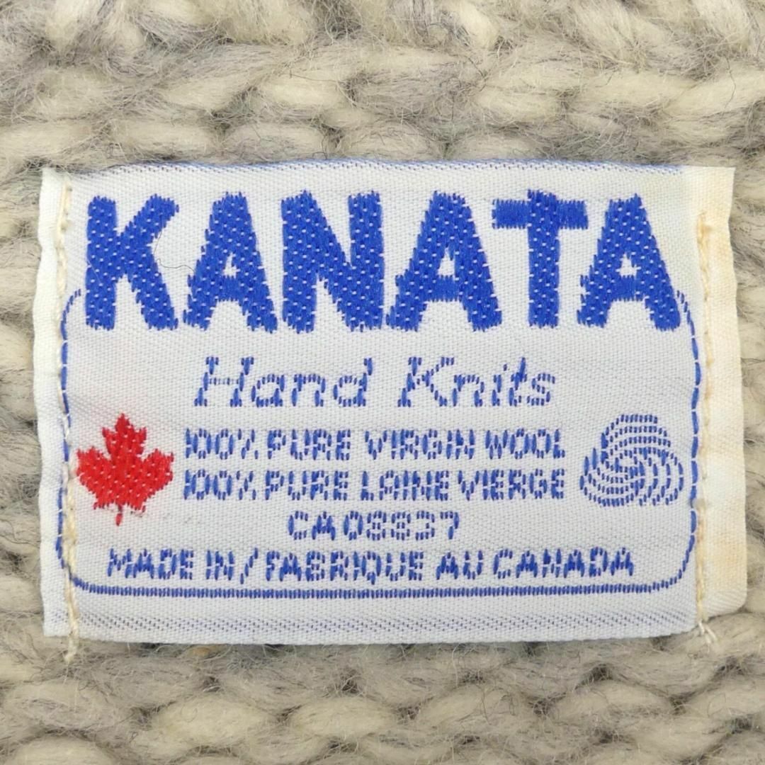 KANATA(カナタ)のカウチン セーター kanata ニット L カナダ製 カナタ 雪柄HN2027 メンズのトップス(ニット/セーター)の商品写真