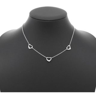 ◆TIFFANY&Co. ティファニーシグネチャー750YG/シルバーネックレス