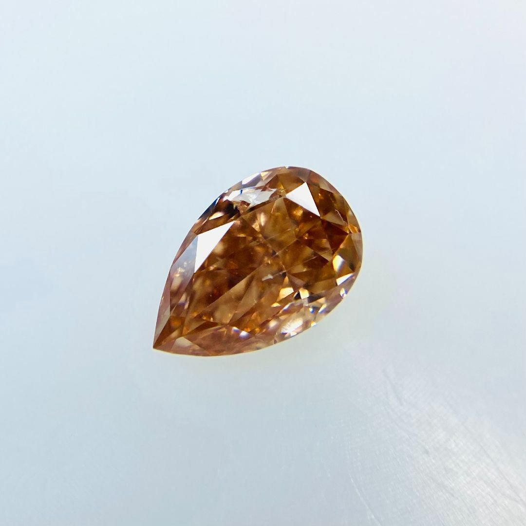 FANCY DEEP BROWINISH ORANGY PINK 0.369ct レディースのアクセサリー(その他)の商品写真