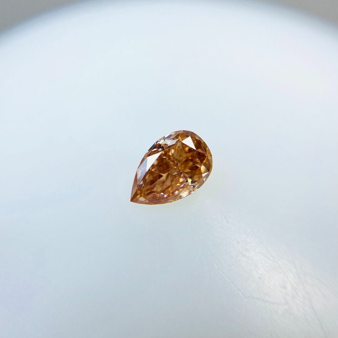 FANCY DEEP BROWINISH ORANGY PINK 0.369ct レディースのアクセサリー(その他)の商品写真