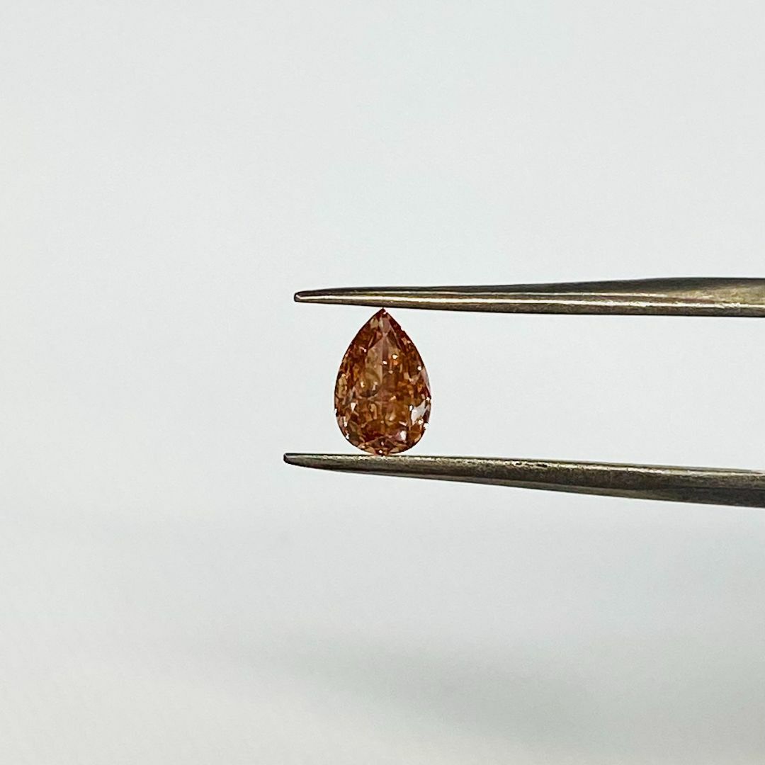 FANCY DEEP BROWINISH ORANGY PINK 0.369ct レディースのアクセサリー(その他)の商品写真