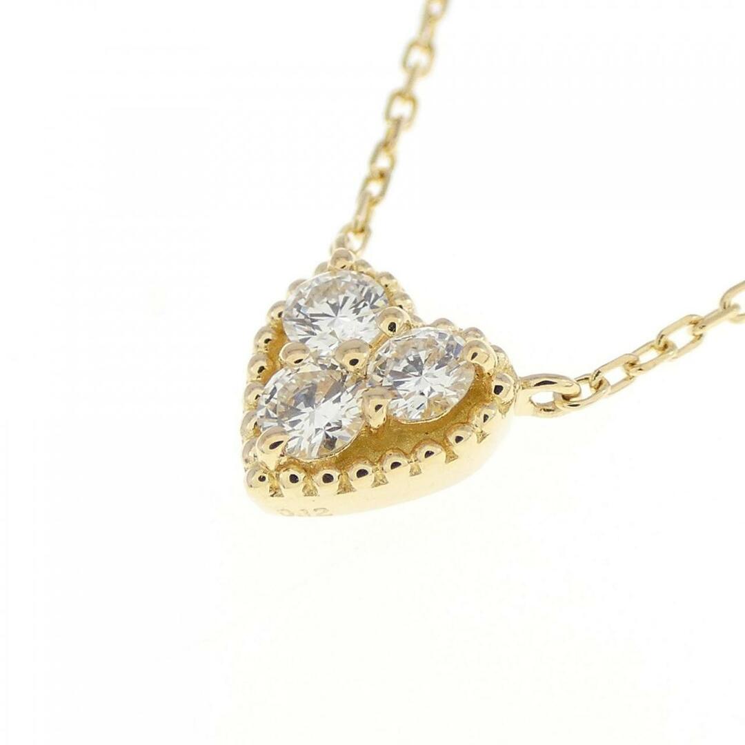 Vendome Aoyama(ヴァンドームアオヤマ)のヴァンドーム ハート ダイヤモンド ネックレス 0.12CT レディースのアクセサリー(ネックレス)の商品写真