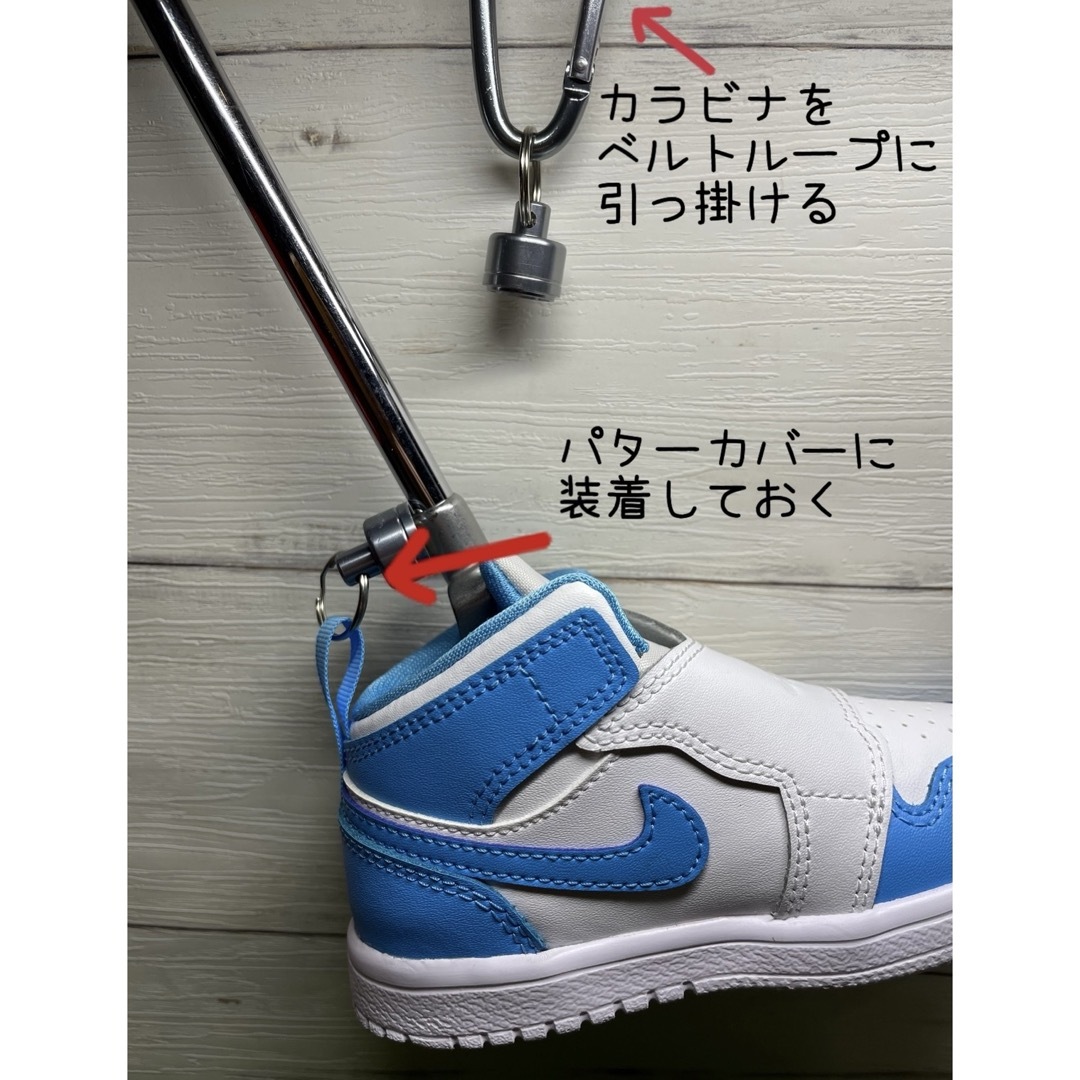 ゴルフ最適アイテム　マグネットリリーサー付きカラビナ　一個価格 スポーツ/アウトドアのゴルフ(その他)の商品写真